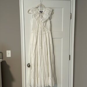 NWT White J Crew Maxi